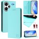 thumbnail image 1 of Funda Billetera con Soporte para Xiaomi Redmi Note 13 Pro Plus 5G Bloqueo RFID Plegable Verde menta, 1 of 6