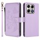 thumbnail image 2 of Funda Cartera Mariposa para [Motorola Edge 70 Pro] con Soporte y Cremallera Morado claro, 2 of 6