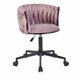 thumbnail image 2 of Silla Oficina Queen Velvet Black - Rosa, 2 of 2