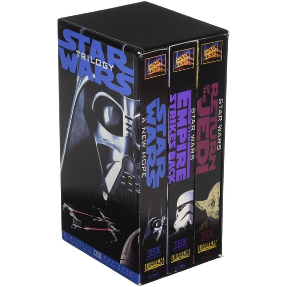 VHS Box Set Star Wars Trilogy Versión original 1995
