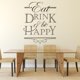 thumbnail image 2 of Decomural Eat Drink Be Happy WS-46230, 2 of 2
