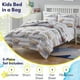 thumbnail image 2 of Juego de cama infantil Bed in a Bag for Boys and Girls Toddlers Juego de sábanas estampado y, 2 of 3