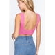 thumbnail image 2 of Top CCwholesalesclothings Textured Crop Sweater Wild Pink, 2 of 5