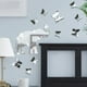 thumbnail image 2 of 1pc Mirror Elephant Chasing Butterfly Wall Sticker, Scene Decor, Room Decor, 2 of 4