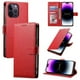 thumbnail image 1 of Funda Para Iphone 14 Pro– Cuero Premium, 3 Ranuras Para Tarjetas, Protección Contra Impactos, 1 of 5