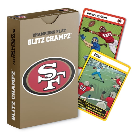 Juego de cartas de fútbol Blitz Champz San Francisco 49ers NFL