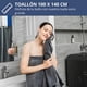 thumbnail image 3 of Toallon Grande De Baño Negro 100 X 140 Cm Microfibra Playa De Mano, 3 of 9