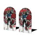 thumbnail image 1 of Diana / Bullseye Sujetalibros decorativos temáticos, tope para estantería con base antideslizante, uso dual para hogar y oficina - 2 piezas, 1 of 6