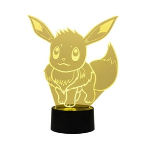 Lampara Ilusion 3D Evee De 7 Colores, Base Touch