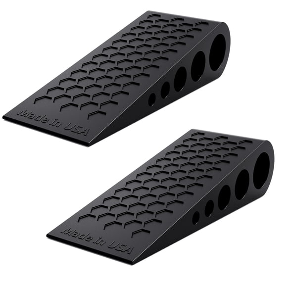 Tapones de puerta con suspensión Dudes Premium Rubber, paquete de 2 unidades, negros