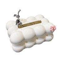 Magideal - Cubierta De Caja De Pañuelos Para Decoración Del Hogar, Servilletero Facial, Soporte Para Pañuelos Minimalista Para Tocador De Baño, Escritorio, Sala Estilo A