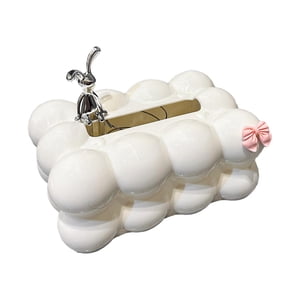 Magideal - Cubierta De Caja De Pañuelos Para Decoración Del Hogar, Servilletero Facial, Soporte Para Pañuelos Minimalista Para Tocador De Baño, Escritorio, Sala Estilo A