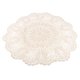 thumbnail image 4 of 60 Cm Beige Hecho A Mano De Ganchillo Cordón De Algodón Tabla Mesa Placemats Talie Mat, 4 of 5