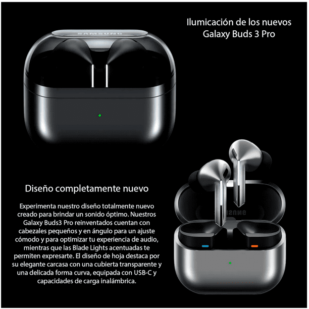 Audífonos Samsung Buds 3 Pro Galaxy Ai In Ear Bt Interpreter | Lider