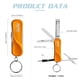 thumbnail image 5 of Llavero multiherramienta, cortauñas OUTU, 7 en 1, EDC Tool, naranja, 5 of 9