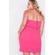 thumbnail image 2 of Vestido Mini Ajustado con Detalle de Encaje de Talla Grande, 2 of 3