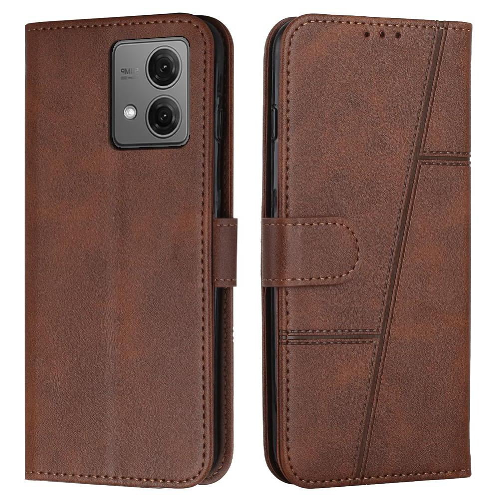 Foxdock - Funda Flip Para Moto G84 – Carcasa Delgada Y Resistente A Impactos Con Soporte Para Uso Diario Y Profesional