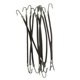 thumbnail image 1 of 10 Piezas Ganchos De Cola De Caballo Soporte Bandas Elásticas Cuerdas Para El Cabello Pinzas Elásticas Marrón, 1 of 5