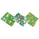 thumbnail image 5 of Juego De Papel De Regalo De 3 Uds., 51x75cm, Dise?os únicos Hechos A Mano Para Caja De Regalo, Fiesta, Verde Y Papá Noel, 5 of 5