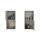 thumbnail image 5 of Set x2 Muebles Auxiliares De Baño 60,1x30x16 Cm Bardolino, 5 of 10