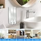thumbnail image 4 of Dispensador y organizador de bomba de ducha para baño de pared de 2/3 cámaras - Contiene champú, jabón, acondicionador, gel de ducha, loción - Cámaras transparentes, botón pulsador - Cada cámara conti, 4 of 8