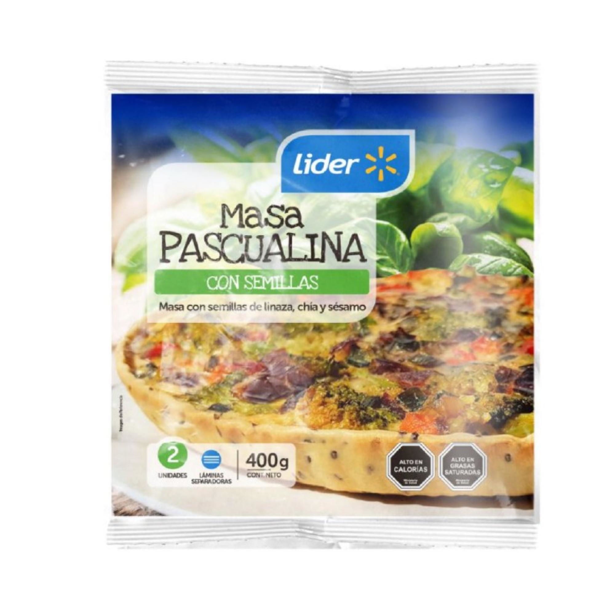 Masa Pascualina Con Semillas 2 Un 400 g Lider