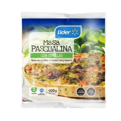 Masa Pascualina Con Semillas 2 Un 400 G Lider