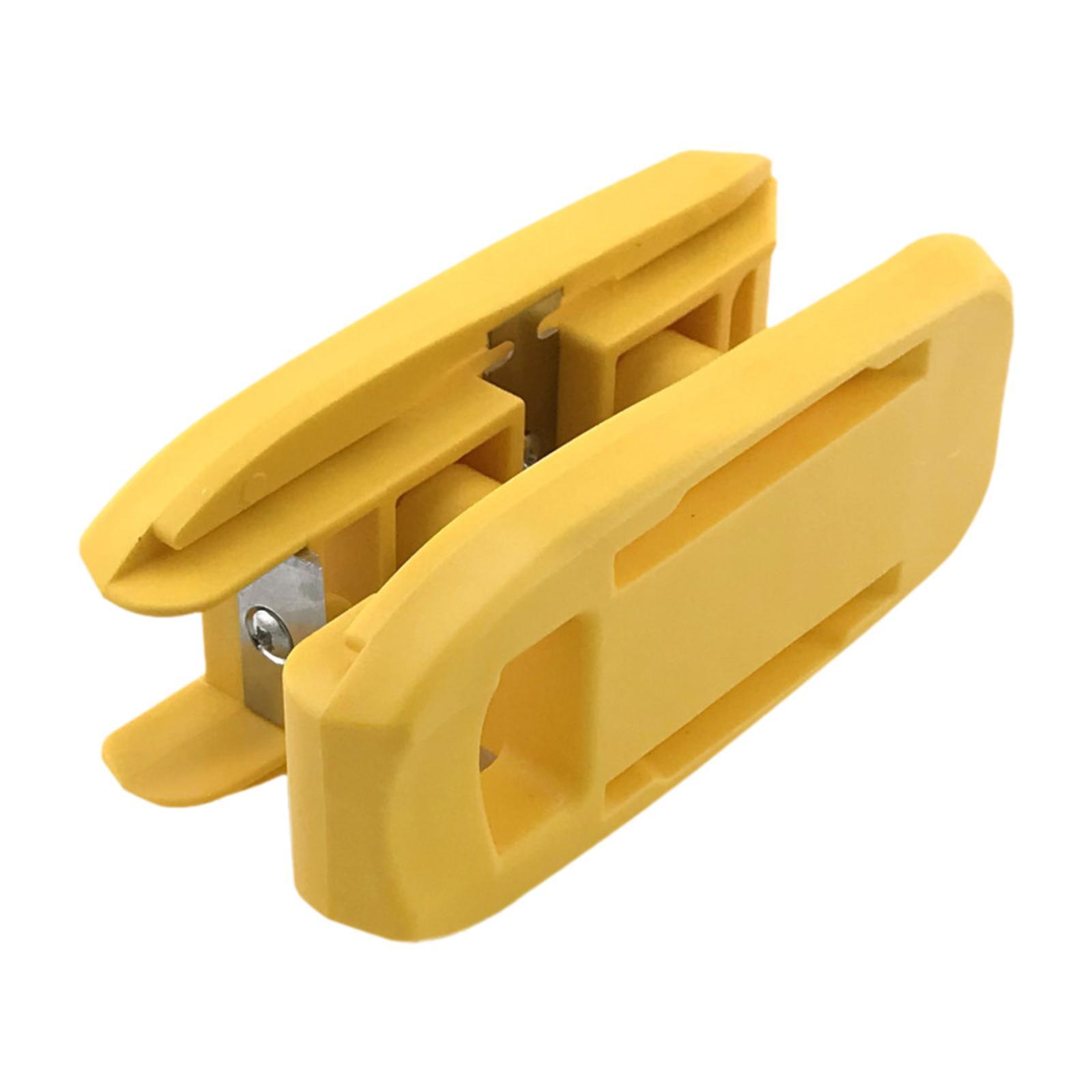 Magideal - Cepilladora Manual Multiusos Para Recortar Bordes, Práctica Y Cortadora Manual De Bordes, Herramienta De Carpintería Para La Fabricación De Gabinetes. Amarillo