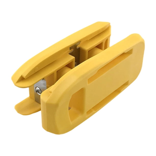 Cepilladora manual multiusos para recortar bordes, práctica y cortadora manual de bordes, herramienta de carpintería para la fabricación de gabinetes. Amarillo