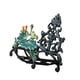 thumbnail image 3 of Soporte para manguera de jardín, montaje en pared, fácil de instalar, estante para manguera de jardín, decoración de pared, hierro fundido resistente 225x16x285cm, 3 of 5