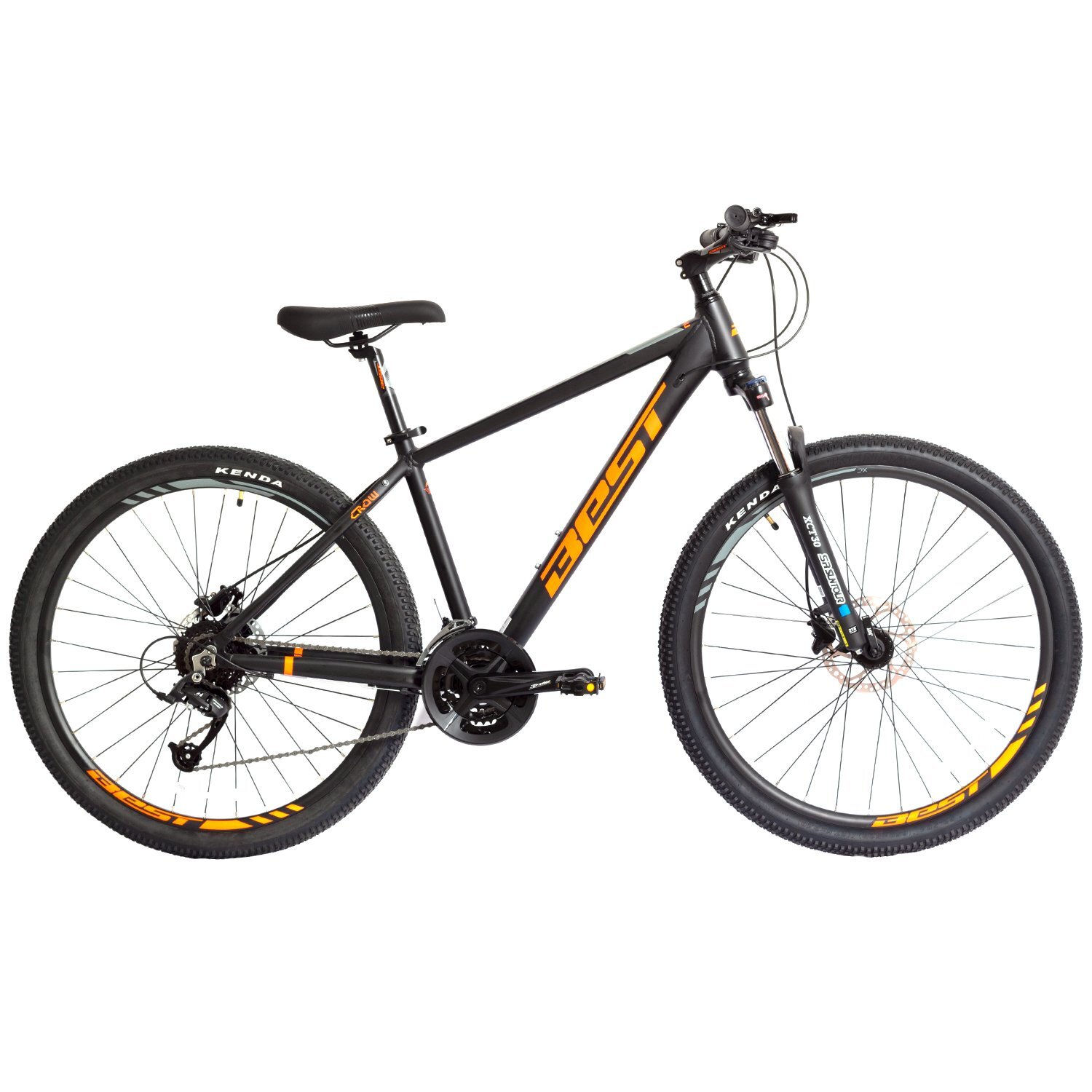 Bicicleta Best Crow Mtb-27.5 37082 Negro/naranjo