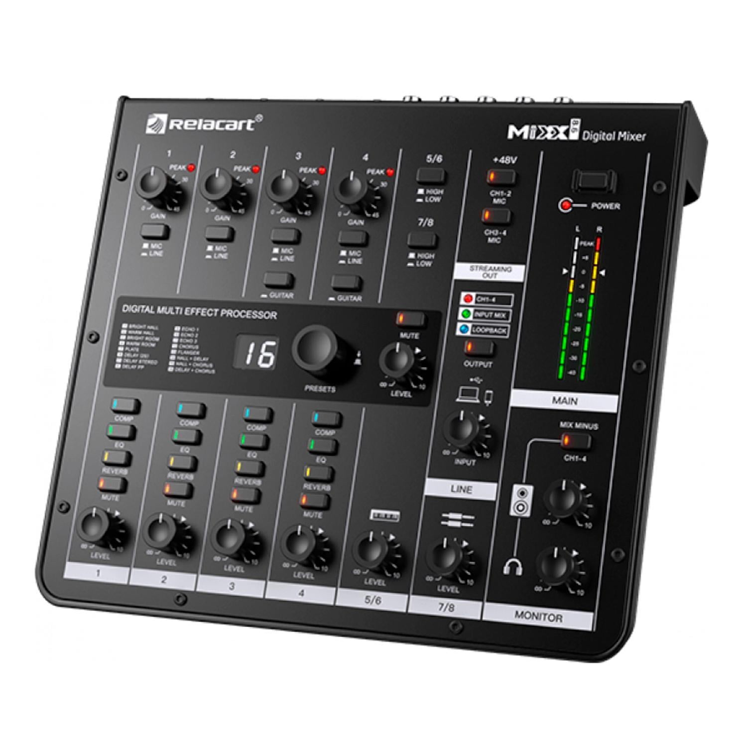 Edifier - Relacart Mixx8 6 Mezclador Digital