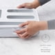 thumbnail image 3 of Dispensador de bolsas de comida con cajón StoraBag de plástico blanco con 4 ranuras, 3 of 8