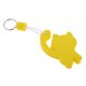 thumbnail image 2 of yate vela canotaje flotante llavero llavero llavero gato amarillo, 2 of 5