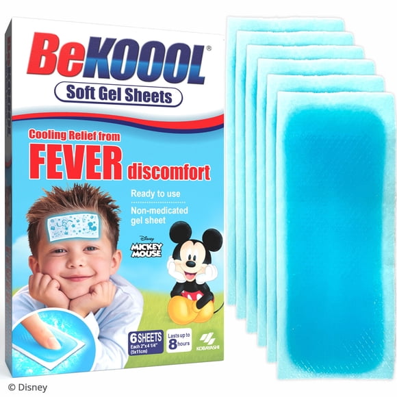 Parches Gel BeKoool Niaos 6 Unidades Alivio Fiebre 8h