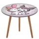 thumbnail image 1 of My Melody-theme Fitted Round Tablecloths Elastic Edged Table Covers Waterproof Table Cloth for Kitchen Holiday Party Tables Decor 120cm, 1 of 6