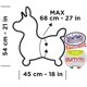thumbnail image 4 of Unicornio mágico inflable Bounce & Ride Gymnic Rody con bomba, 4 of 6