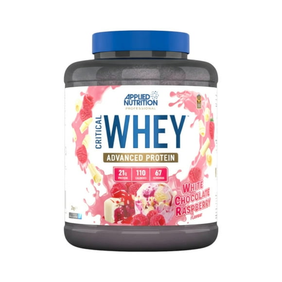 Proteina Critical Whey 2kg 67 Servicios White Chocolate Raspberry