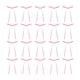 thumbnail image 3 of Adornos para cupcakes AMABAZR Bowknot Ribbons Coquette x20 unidades, color rosa claro, 3 of 3