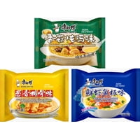 Fideo Instantaneo Kang Shi Fu Pack 3 Sabores