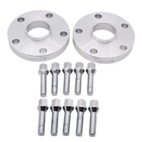 Ioensy - 2 Piezas Espaciadores De Rueda Centrados En Cubo Pernos De 20Mm Con 10 Pernos Para Vw Audi