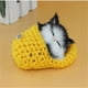 thumbnail image 1 of Kawaii Simulation Sleeping Kittens Kawaii Plush Cat Doll Toy For Kids Birthday Gift, 1 of 3