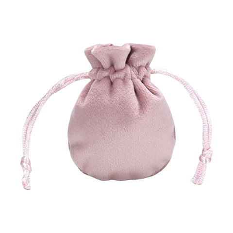 Bothyi - Bolsa De Terciopelo Con Cordón Para Regalo, Anillos, Joyas, Rosa Claro, 6,5 X 8,5 Cm