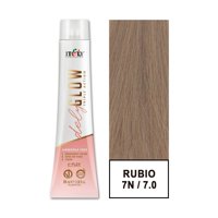 Itely Hair Fashion - Tintura Permanente Sin Amoniaco Delyglow 100Ml (Rubio Medio 7.0 7N)