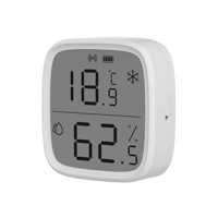Sensor De Temperatura Y Humedad Para El Hogar Sonoff Snzb-02D Zigbee Blanco