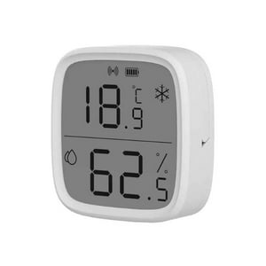 Sensor De Temperatura Y Humedad Para El Hogar Sonoff Snzb-02D Zigbee Blanco