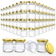 thumbnail image 1 of Frascos de vidrio Folinstall, paquete de 60 unidades, 50 ml, minivelas con miel, 1 of 7