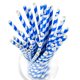 thumbnail image 2 of Pajillas de papel Lives on Green 20 cm con rayas azules – 100 uds, 2 of 9