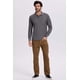 thumbnail image 4 of Polera Hombre Piqué Básica Gris, 4 of 4