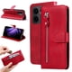 thumbnail image 4 of Funda con Cremallera para OPPO Reno 13F, Carcasa Cartera de Cuero PU con Soporte y Tarjetero, 4 of 5
